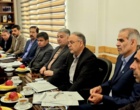 نشست مشترک  SDI باحضور دکتر عظیمی،رئیس مرکز وهمراهی  مهندس خلفی ومدیران از شبکه ذی نفعان اجرایی
