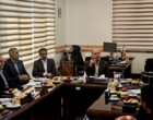 نشست مشترک  SDI باحضور دکتر عظیمی،رئیس مرکز وهمراهی  مهندس خلفی ومدیران از شبکه ذی نفعان اجرایی