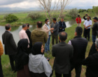 بازدید مسئولان و اعضای هیئت علمی دانشگاه زنجان از ایستگاه تحقیقاتی، آموزشی و ترویجی آبخوانداری قره‌چریان